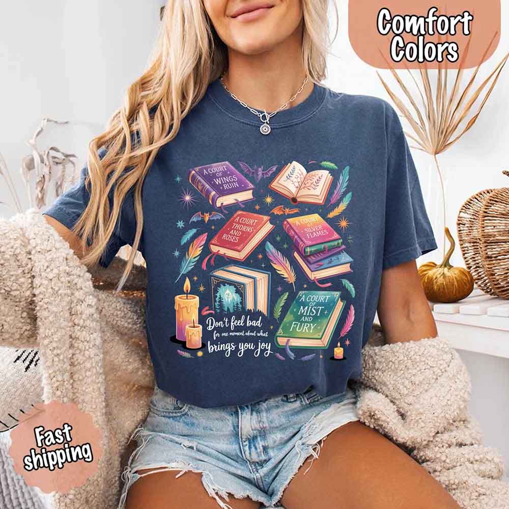Velaris Book Lover Tee – Comfort Colors Bat Boys SJM Gift Adorb Custom Tees